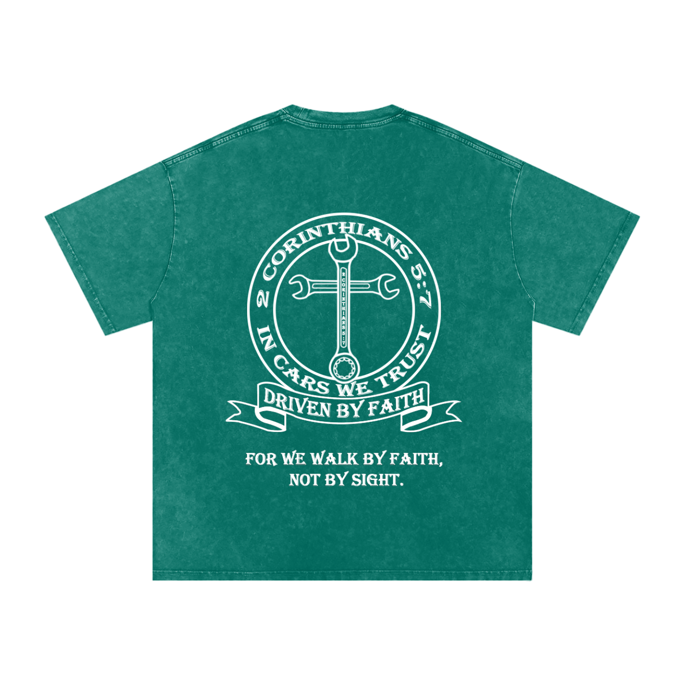 In Cars We Trust Oversized Cotton T-Shirt