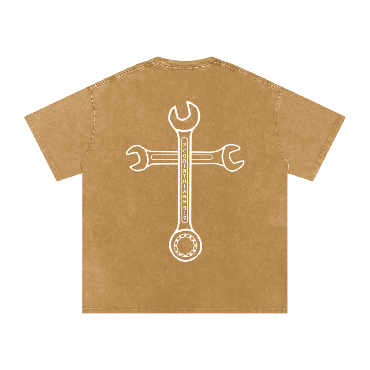 Driven By Faith Cross Back Oversized T-shirt