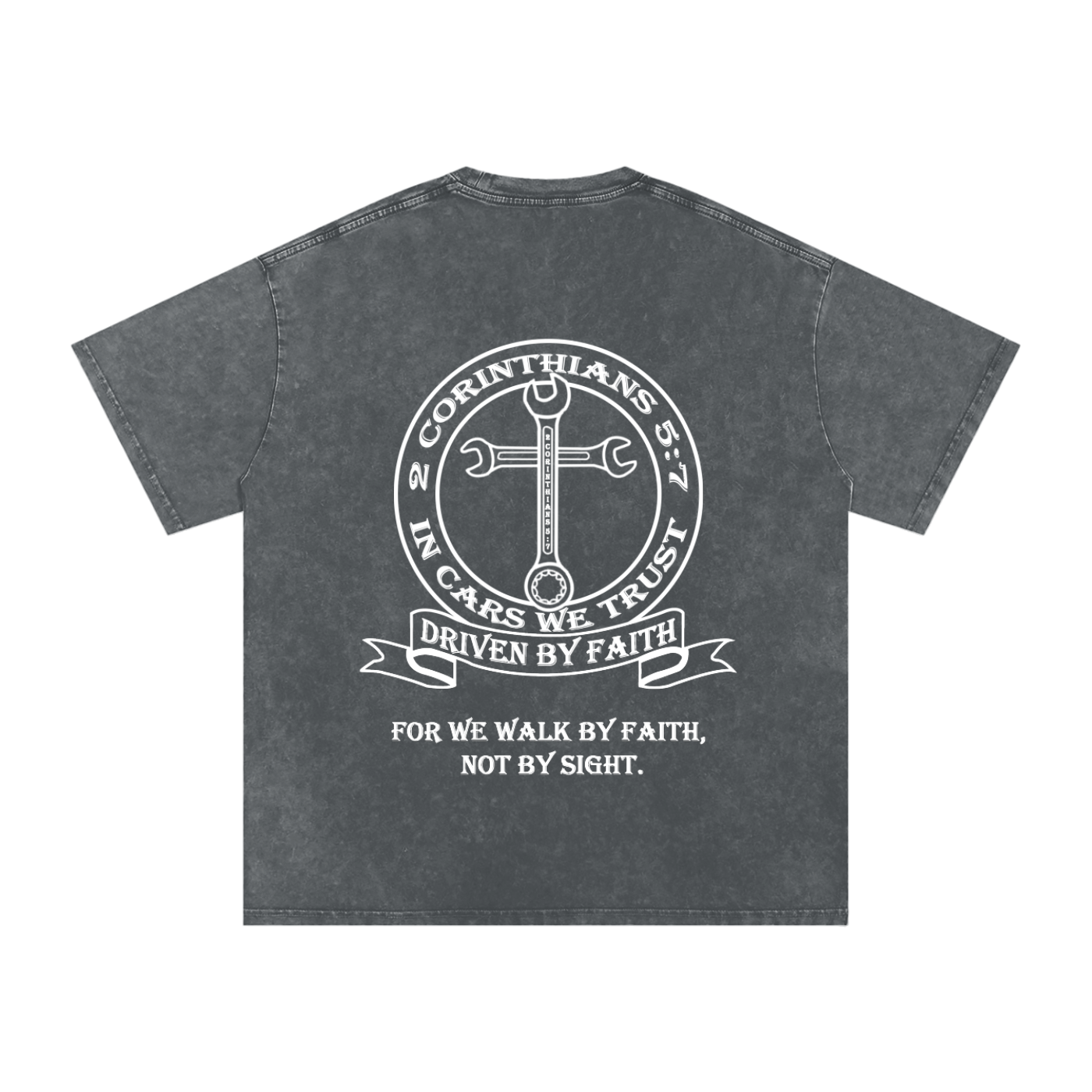 In Cars We Trust Oversized Cotton T-Shirt