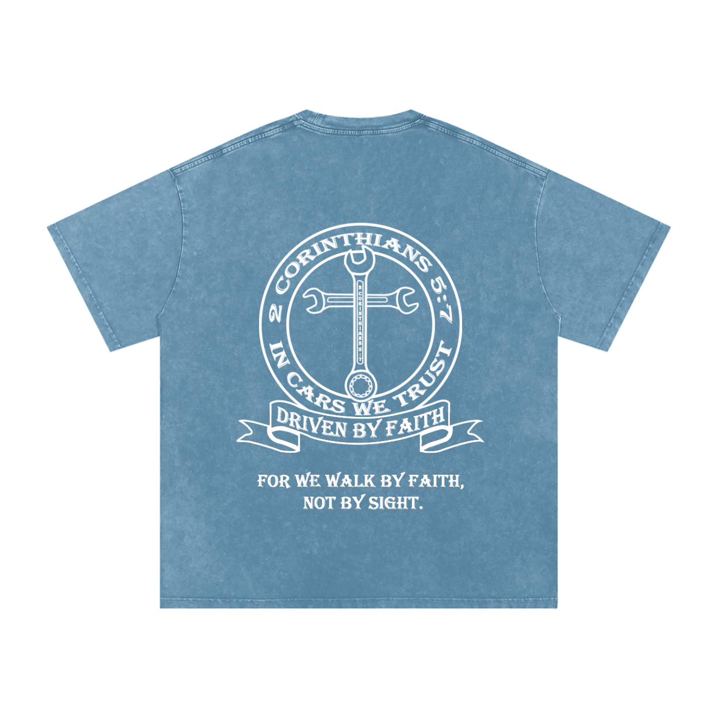 In Cars We Trust Oversized Cotton T-Shirt