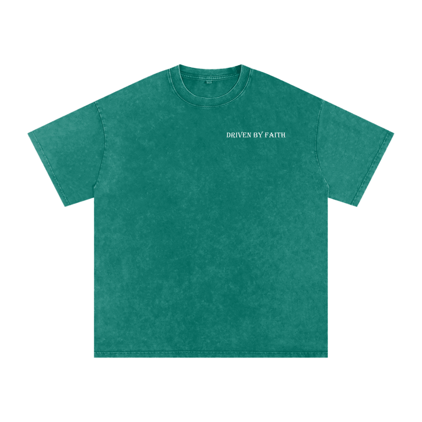 Driven By Faith Cross Back Oversized T-shirt