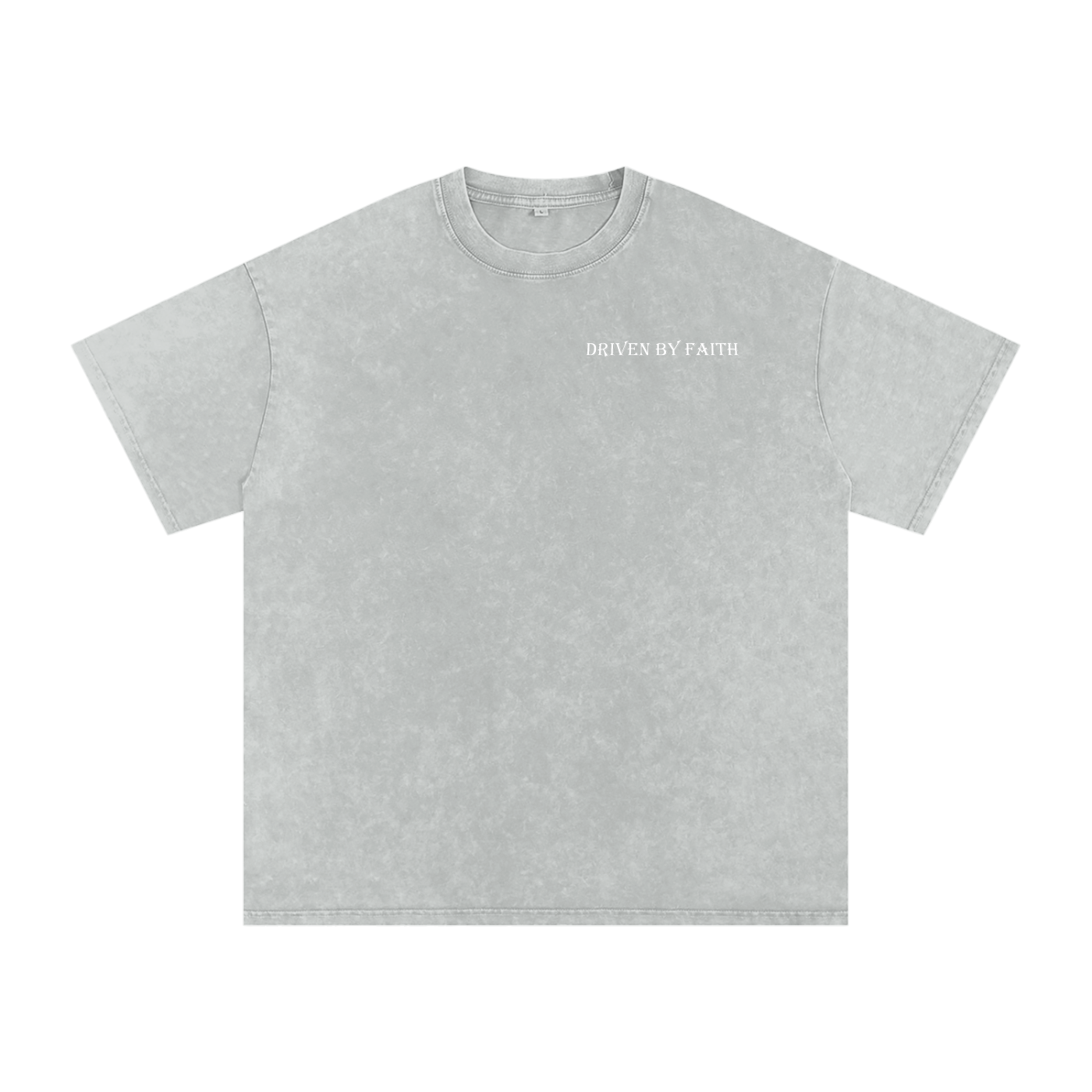 Driven By Faith Cross Back Oversized T-shirt