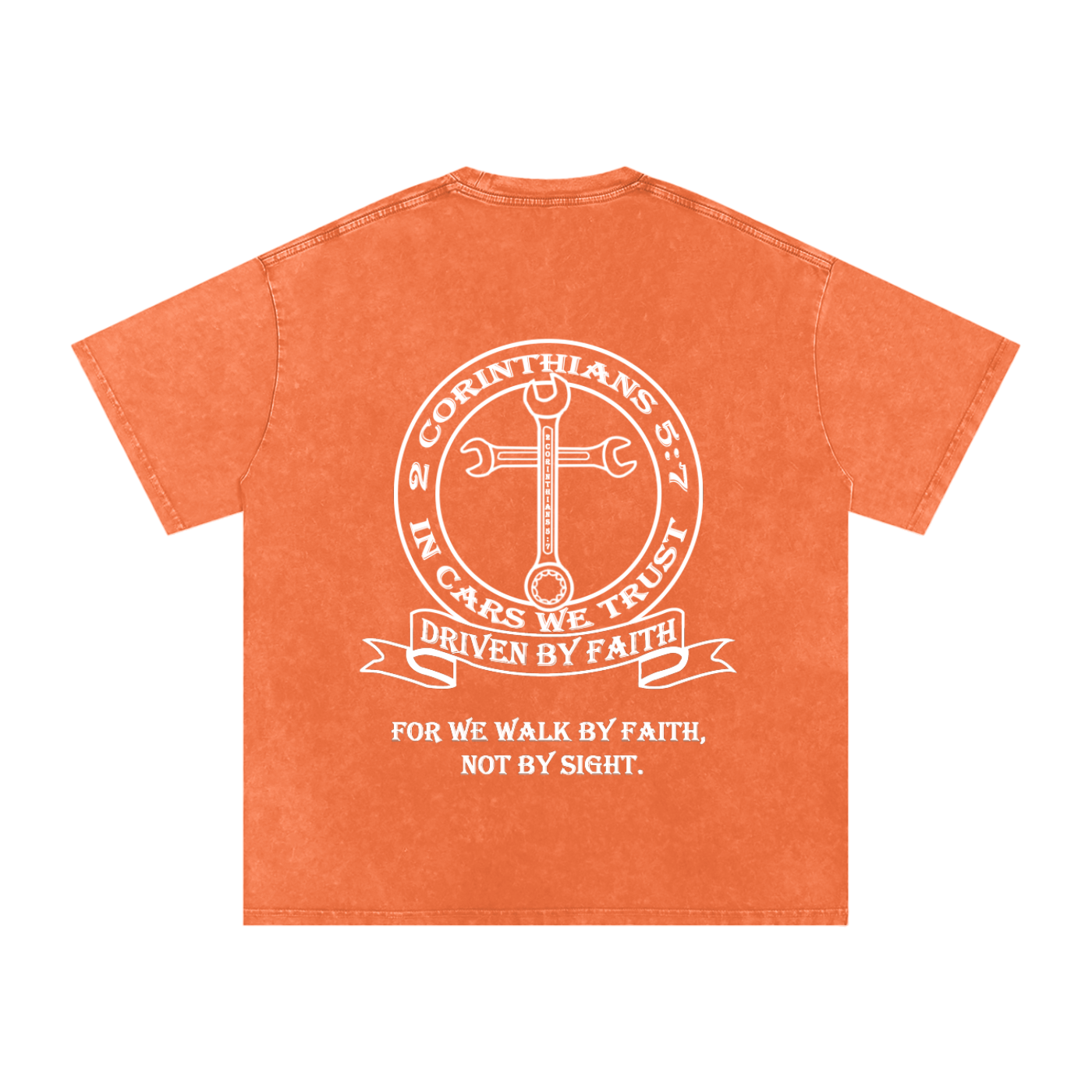 In Cars We Trust Oversized Cotton T-Shirt