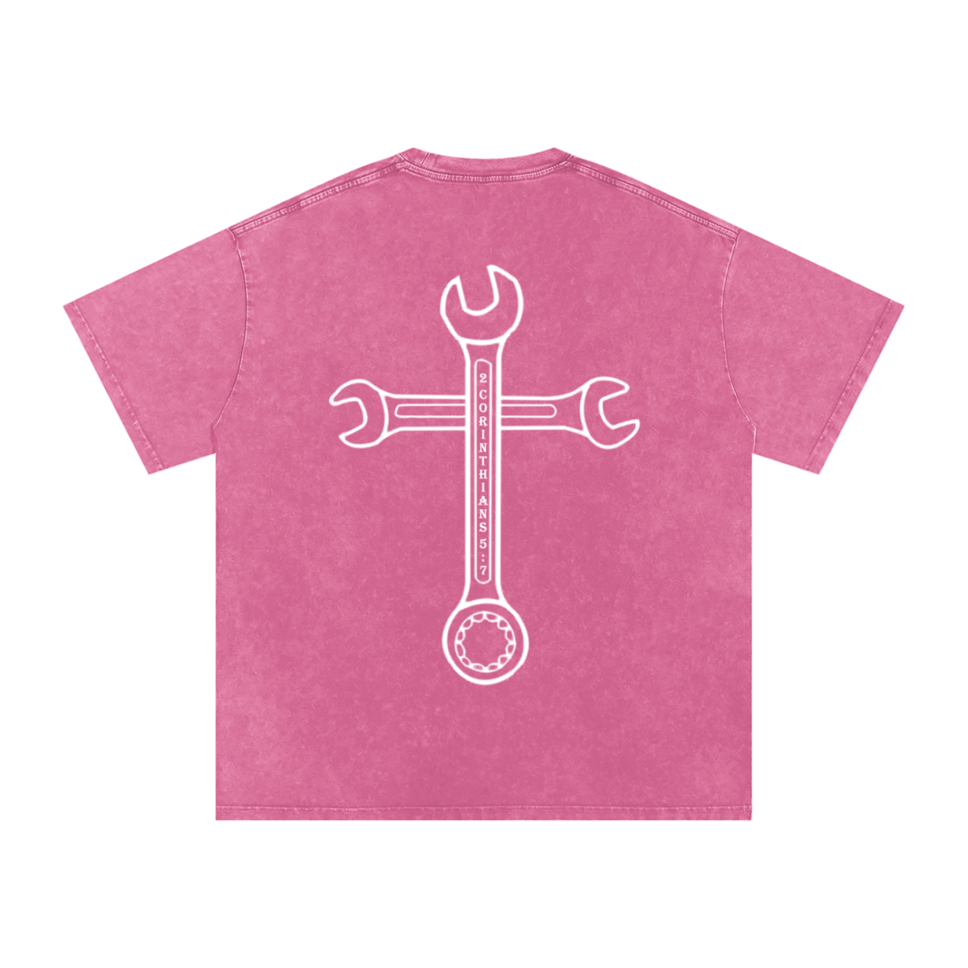 Driven By Faith Cross Back Oversized T-shirt