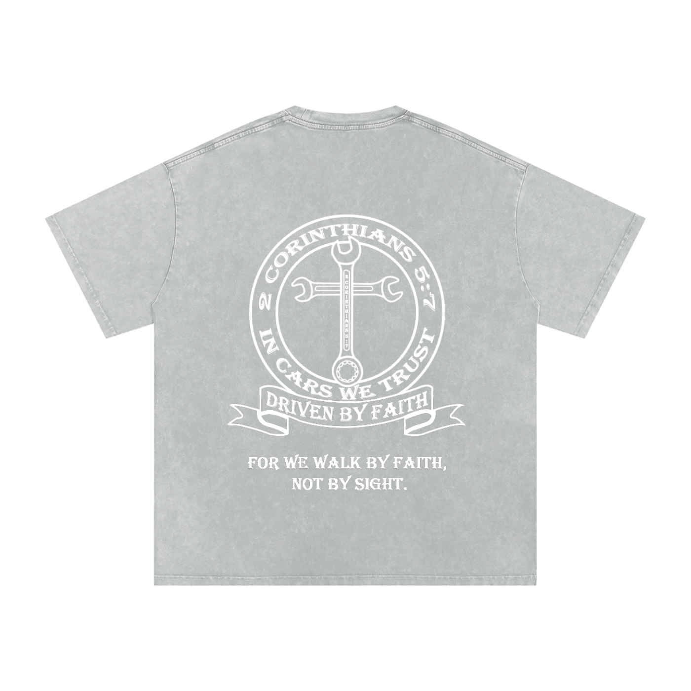 In Cars We Trust Oversized Cotton T-Shirt