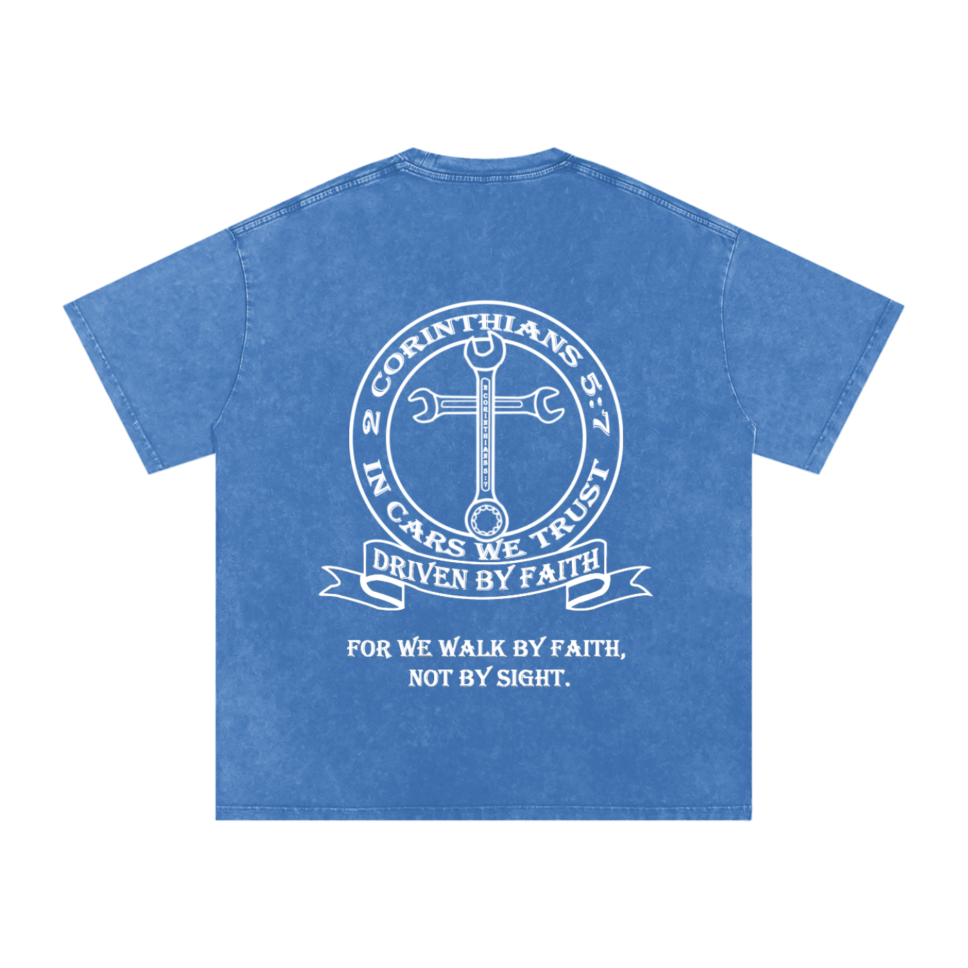 In Cars We Trust Oversized Cotton T-Shirt