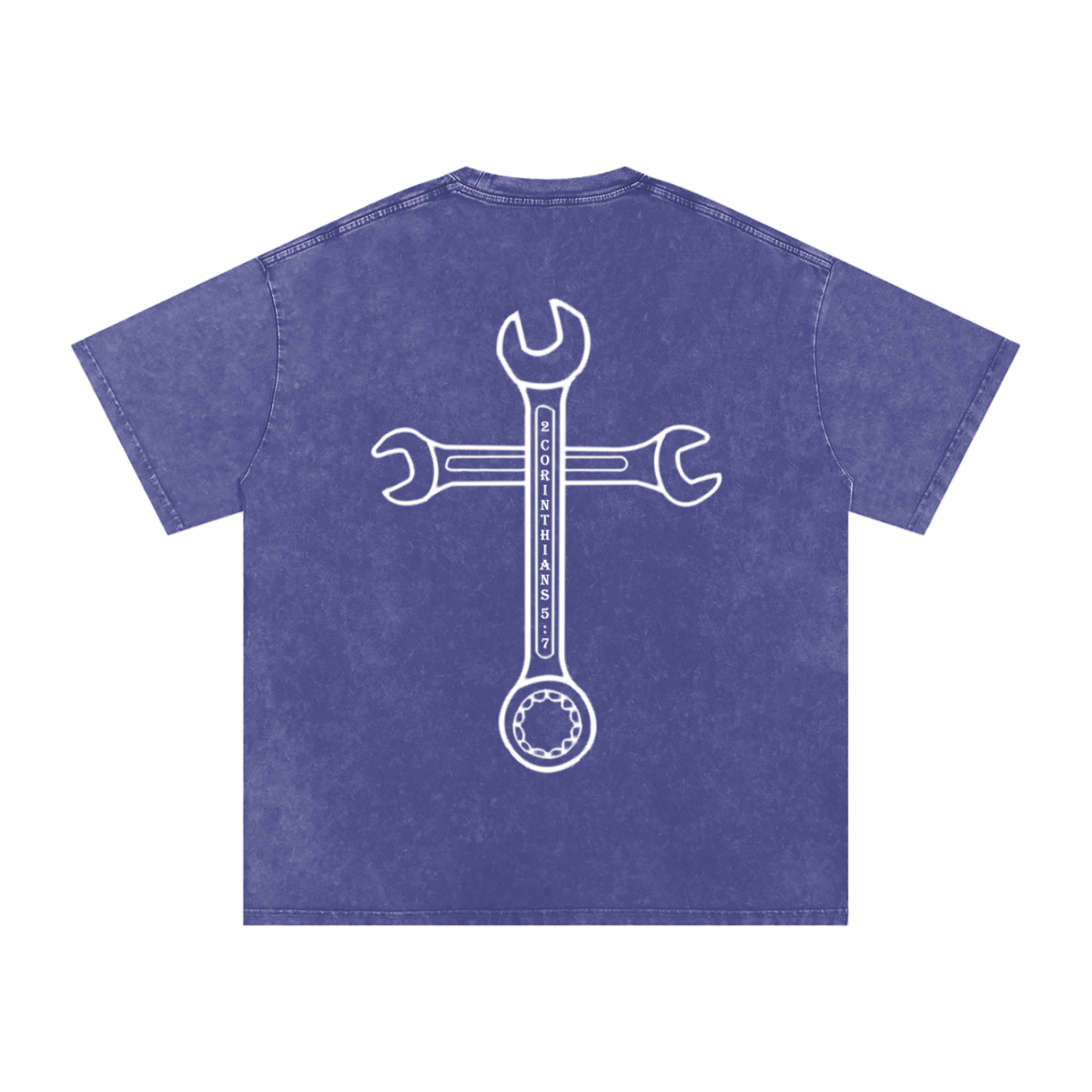 Driven By Faith Cross Back Oversized T-shirt
