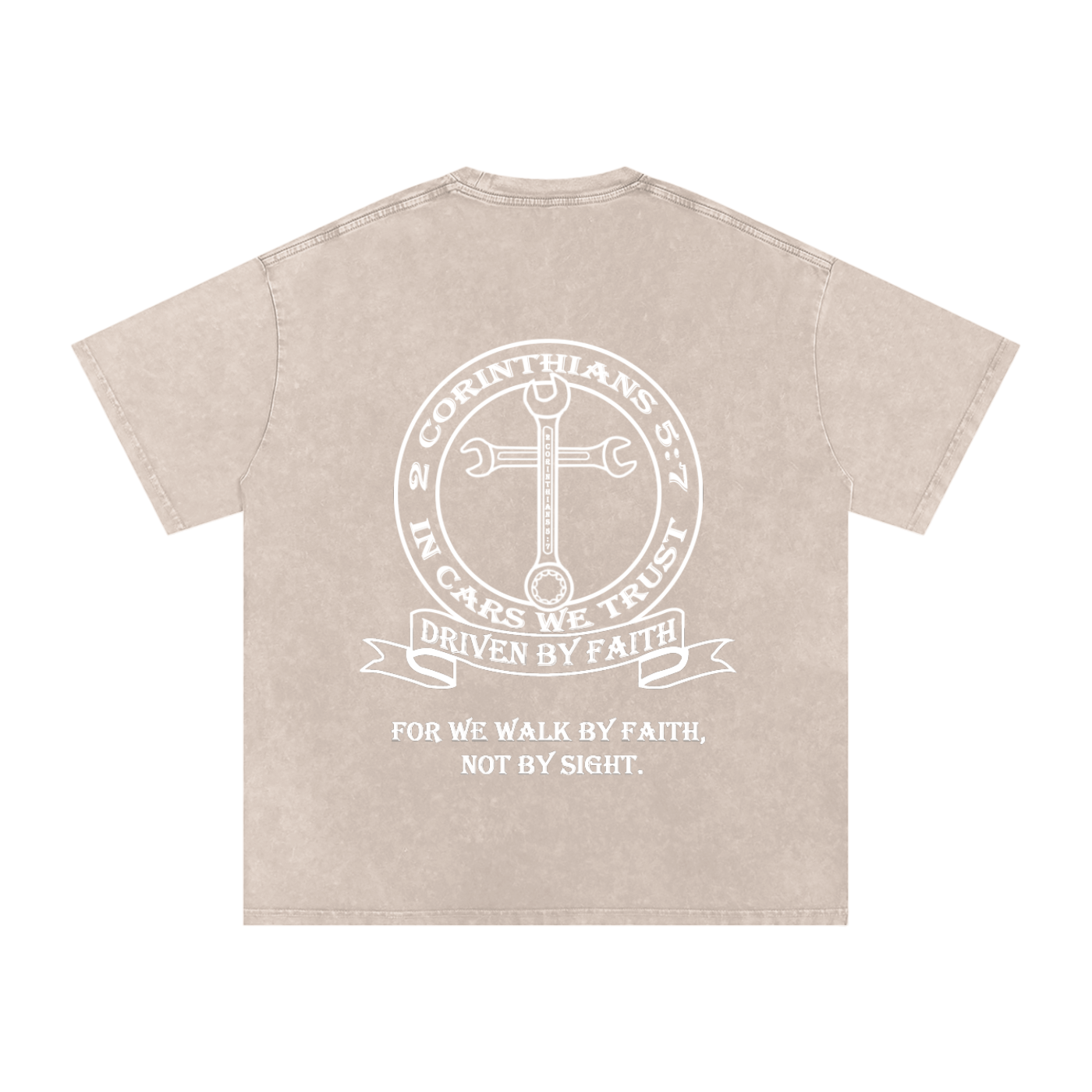 In Cars We Trust Oversized Cotton T-Shirt